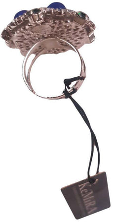 Anello Donna Kemira con pietre blu Cobalto e Brillantini Bianchi Anello per lei Art. KBA26/1/8