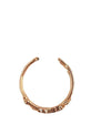 Anello Donna LIU JO Placcato Oro Giallo Regolabile Logo Liu Jo Con 3 Brillantini Zirconi