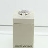 Anello donna Mirco Visconti in oro bianco e rosette di diamanti