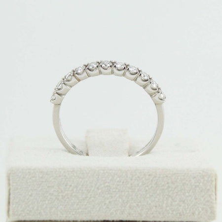 Anello donna Mirco Visconti riviera in oro bianco a 11 diamanti