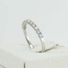 Anello donna Mirco Visconti riviera in oro bianco a 11 diamanti