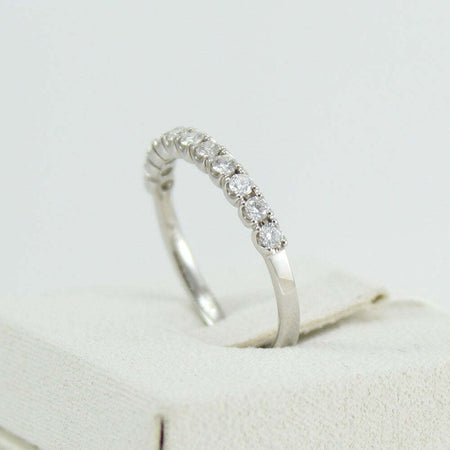 Anello donna Mirco Visconti riviera in oro bianco a 11 diamanti