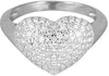 Anello Donna Osa Jewels 9947 a Cuore in Argento Con Strass a Cuore