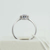 Anello donna princess Mirco Visconti in oro bianco zaffiro e diamanti.