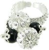 Anello sardo Su Coccu e Bottoni in argento Gioiello Sardegna