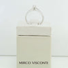 Anello donna solitario Mirco Visconti oro bianco con diamante 0.12 kt