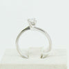 Anello donna solitario Mirco Visconti oro bianco con diamante 0.23 kt