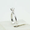 Anello donna solitario Mirco Visconti oro bianco con diamante 0.23 kt