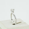 Anello donna solitario Mirco Visconti oro bianco con diamante 0.28 kt