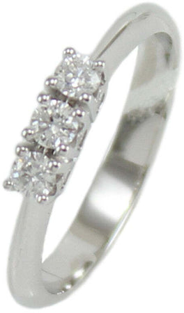 Anello donna trilogy Mirco Visconti in oro bianco con diamanti