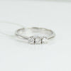Anello donna trilogy Mirco Visconti in oro bianco con diamanti
