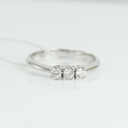 Anello donna trilogy Mirco Visconti in oro bianco con diamanti