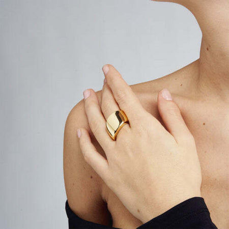 Anello Donna Unoaerre 2046 Bagno in Oro 24kt