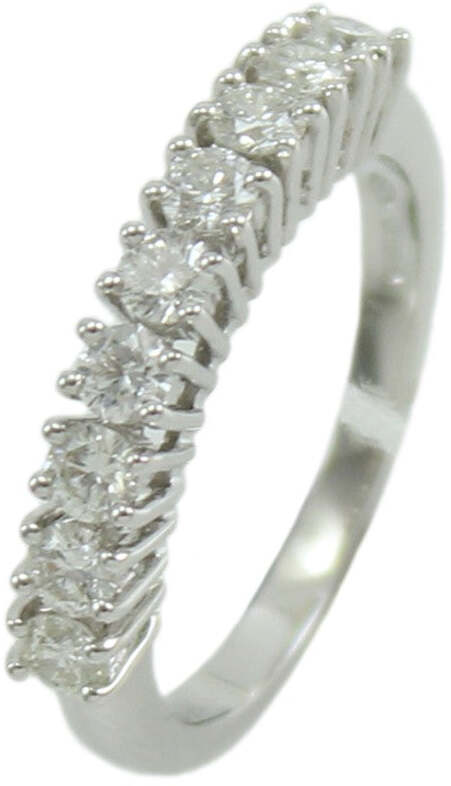 Anello donna Mirco Visconti riviera in oro bianco a 7 diamanti