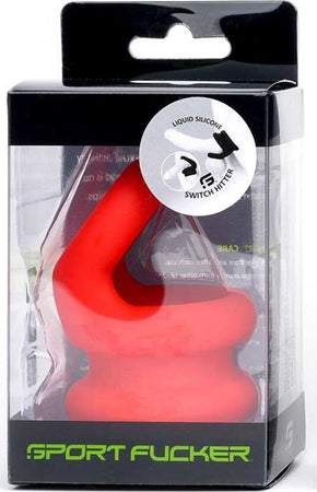 Anello Fallico Pene e Testicoli In Silicone Rosso Liquid Silicone Switch Hitter Red Cockring Anello fallico: 31 - 130 mm Salute e cura della persona/Erotismo e contraccezione/Sex toys/Anelli fallici e vibranti Kondorama - Martinsicuro, Commerciovirtuoso.it