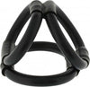 Anello Fallico Triplo In TPR Nero Gabbia per Pene Tri Ring Cock Cage Salute e cura della persona/Erotismo e contraccezione/Bondage/Gabbie per pene Kondorama - Martinsicuro, Commerciovirtuoso.it