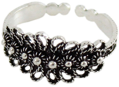 Fede sarda campidanese traforata in argento brunito Misura Regolabile