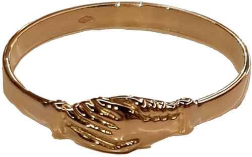Anello in Oro bianco 18 Kt - Anello di Santa Rita Idea regalo Anello