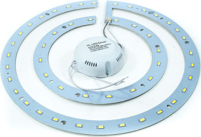 ANELLO LED PANNELLO KIT CONVERSIONE SMD LAMPADA DOUBLE RING PLAFONIERA LUCE NEON  Trade Shop italia - Napoli, Commerciovirtuoso.it