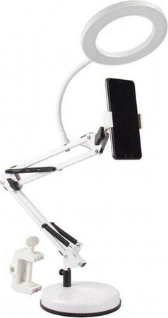 Anello Led Ring Light Da Tavolo Con Supporto Smartphone Selfie Live Video Tiktok Elettronica/Foto e videocamere/Flash/Flash Macro Ring Light Trade Shop italia - Napoli, Commerciovirtuoso.it