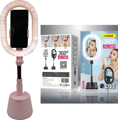 Anello Luminoso Luce Dimmerabile Ring Light 360? Con Supporto Cellulare Q-mg601 Elettronica/Foto e videocamere/Flash/Flash Macro Ring Light Trade Shop italia - Napoli, Commerciovirtuoso.it