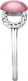 Anello-MORELLATO-donna-1930-acciaio-/-cat-eye-rosa