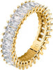 Anello-MORELLATO-donna-Baguette-dorato-/-cristalli-bianchi
