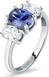 Anello-MORELLATO-donna-Colori-acciaio-/-cristalli-blu