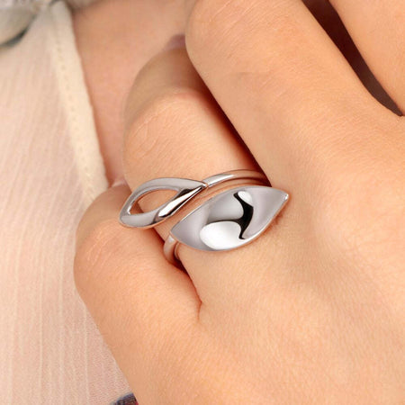 Anello-MORELLATO-donna-Foglia-argento-925