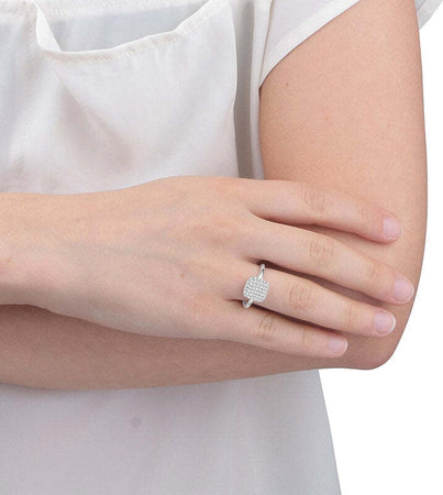 Anello-MORELLATO-donna-Gemma-argento-925-/-pavé