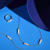 Anello-MORELLATO-donna-Perle-acciaio-dorato-/-perle