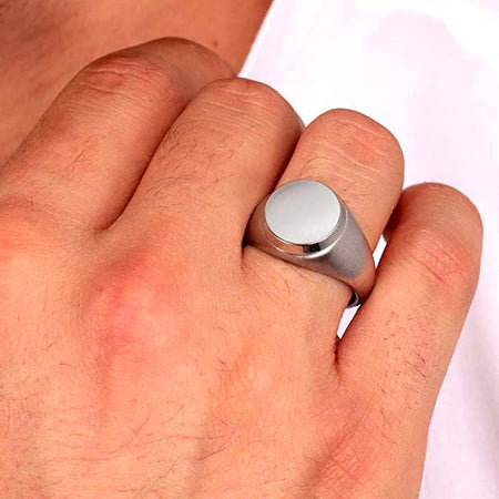Anello-MORELLATO-uomo-Motown-acciaio