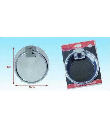 Anello Porta Asciugamano Asciugamani A Parete Fissaggio Viti Cromato Bagno 52203a