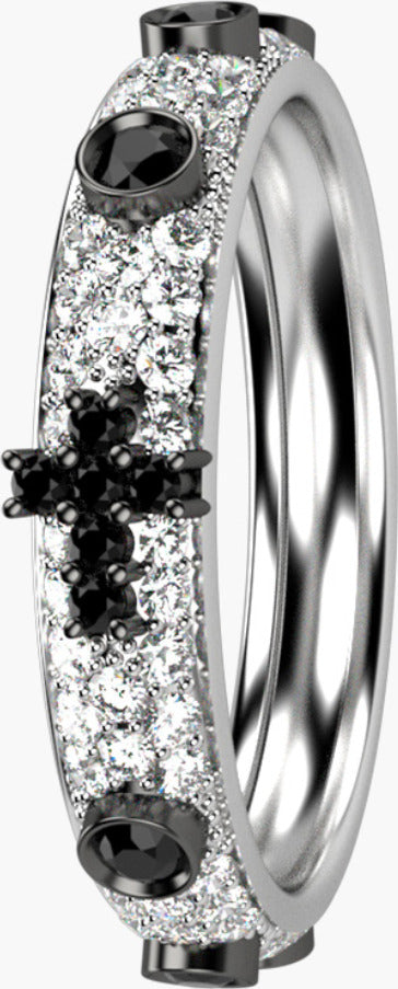 Anello-Rosario-oro-Bianco---Nardelli
