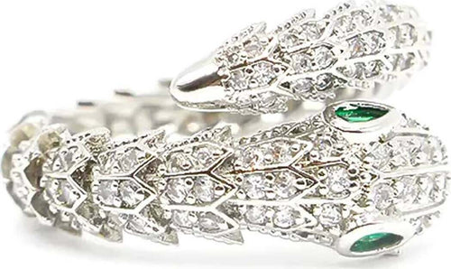 Anello Snake Da Donna Anello in Argento Moda/Donna/Gioielli/Anelli Leclaf - Napoli, Commerciovirtuoso.it