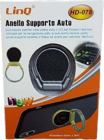 Anello Supporto Auto Per Smartphone Cellulare Presa Aria Lettore Cd Multiuso Hd-078 Elettronica/Cellulari e accessori/Accessori/Supporti Trade Shop italia - Napoli, Commerciovirtuoso.it
