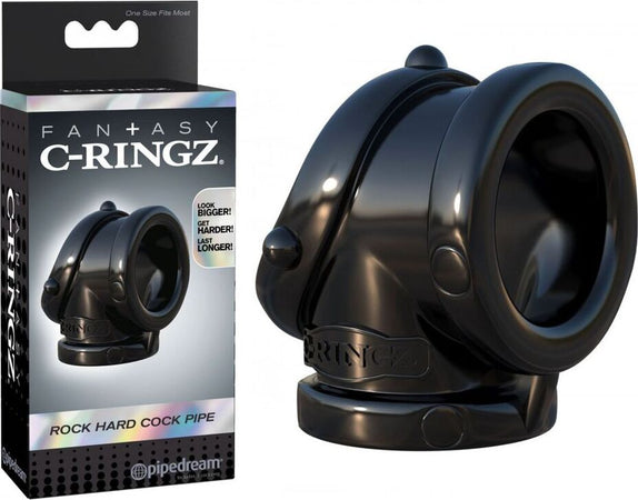 Anello Tubo Fallico C-Ringz Pene e Testicoli in Tpr Nero Sicuro per il Corpo Salute e cura della persona/Erotismo e contraccezione/Sex toys/Anelli fallici e vibranti Kondorama - Martinsicuro, Commerciovirtuoso.it