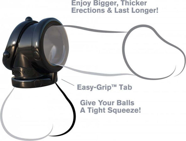 Anello Tubo Fallico C-Ringz Pene e Testicoli in Tpr Nero Sicuro per il Corpo Salute e cura della persona/Erotismo e contraccezione/Sex toys/Anelli fallici e vibranti Kondorama - Martinsicuro, Commerciovirtuoso.it