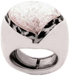 Anellone a cuore argento e smalto