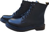 Anfibi-Neri-Donna-Stringati-Stivaletto-Basso-con-Lacci-Suola-in-Gomma-Stivali-Invernali-Neri-Anti-Scivolo-Mod.-Martens