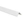 *STOCK FOLLI* asta intera (2 metri) di Profilo angolare in Polimeri Bianco RAL 9016 verniciabile 22X22mm
