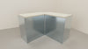 Modulo metallico angolare interno a giorno a 90 cm. 64x64x106h