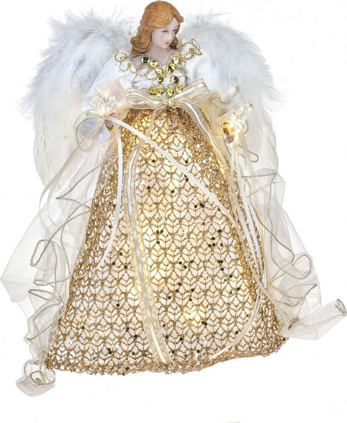 Angelo in resina decorazione natalizia 30,5cm con led statua per presepe Casa e cucina/Decorazioni per interni/Addobbi e decorazioni per ricorrenze/Decorazioni natalizie/Punte albero di Natale MagiediNatale.it - Altamura, Commerciovirtuoso.it