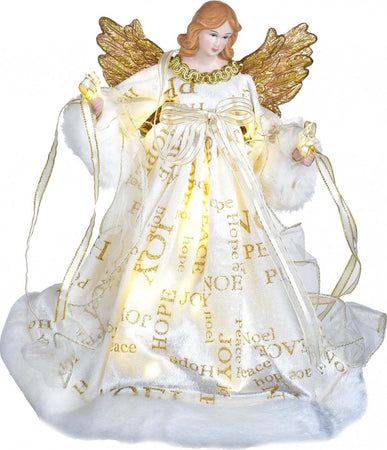 Angelo in resina decorazione natalizia 30,5cm con led statua per presepe Casa e cucina/Decorazioni per interni/Addobbi e decorazioni per ricorrenze/Decorazioni natalizie/Punte albero di Natale MagiediNatale.it - Altamura, Commerciovirtuoso.it