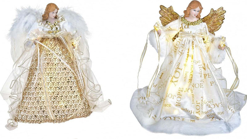 Angelo in resina decorazione natalizia 30,5cm con led statua per presepe Casa e cucina/Decorazioni per interni/Addobbi e decorazioni per ricorrenze/Decorazioni natalizie/Punte albero di Natale MagiediNatale.it - Altamura, Commerciovirtuoso.it