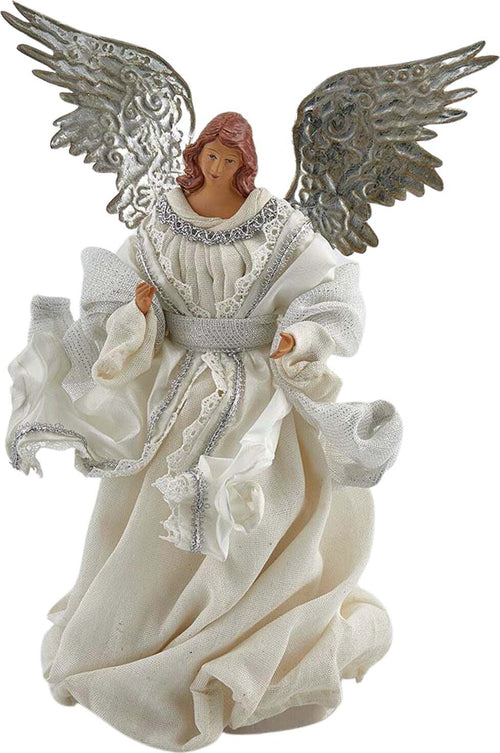 Angelo per presepe statuetta con ali in metallo decorazione natalizia h 30 cm Casa e cucina/Decorazioni per interni/Addobbi e decorazioni per ricorrenze/Decorazioni natalizie/Punte albero di Natale MagiediNatale.it - Altamura, Commerciovirtuoso.it
