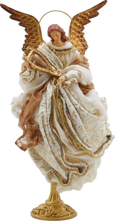 Angelo per presepe statuetta con aureola e vestiti color sabbia e avorio da 51 cm Casa e cucina/Decorazioni per interni/Addobbi e decorazioni per ricorrenze/Decorazioni natalizie/Presepi/Statuine e fondali per il presepe MagiediNatale.it - Altamura, Commerciovirtuoso.it