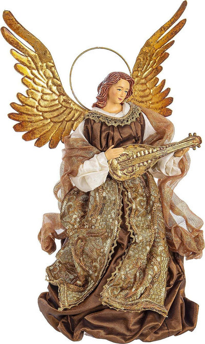 Angelo per presepe statuetta con vestiti in tessuto color bronzo decorazione natalizia Casa e cucina/Decorazioni per interni/Addobbi e decorazioni per ricorrenze/Decorazioni natalizie/Presepi/Statuine e fondali per il presepe MagiediNatale.it - Altamura, Commerciovirtuoso.it