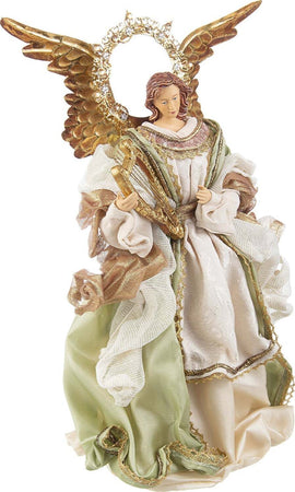 Angelo per presepe statuetta con vestiti in tessuto color verde decorazione natalizia Casa e cucina/Decorazioni per interni/Addobbi e decorazioni per ricorrenze/Decorazioni natalizie/Presepi/Statuine e fondali per il presepe MagiediNatale.it - Altamura, Commerciovirtuoso.it