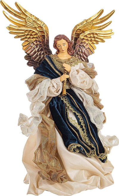 Angelo per presepe statuetta con vestiti in tessuto colore Blu Oro decorazione natalizia Casa e cucina/Decorazioni per interni/Addobbi e decorazioni per ricorrenze/Decorazioni natalizie/Presepi/Statuine e fondali per il presepe MagiediNatale.it - Altamura, Commerciovirtuoso.it